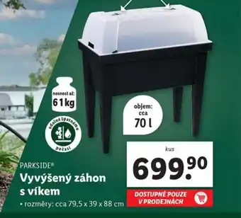 Lidl Vyvýšený záhon s víkem nabídka