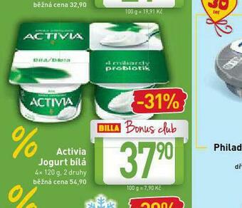 Activia jogurt bílá
