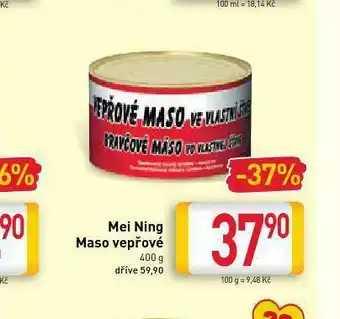 Billa Mei ning maso vepřové nabídka
