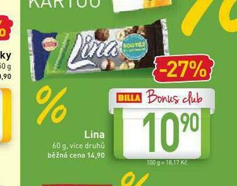 Billa Lina nabídka