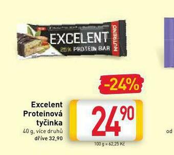 Billa Excelent proteinová tyčinka nabídka