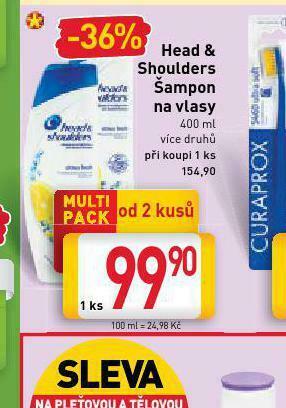 Billa Head&amp;shoulders šampon nabídka