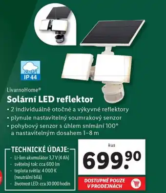 Lidl Solární LED reflektor nabídka