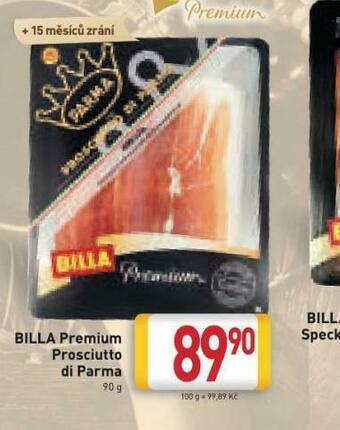 Billa Billa premium prosciutto di parma nabídka