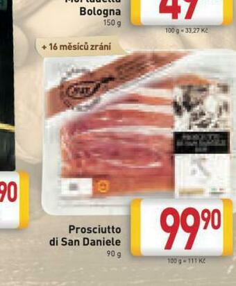 Billa Prosciutto di san daniele nabídka