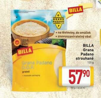 Billa Billa grana padano strouhané nabídka