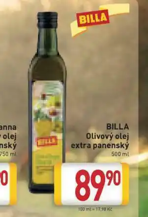 Billa Billa olivový olej extra panednský nabídka