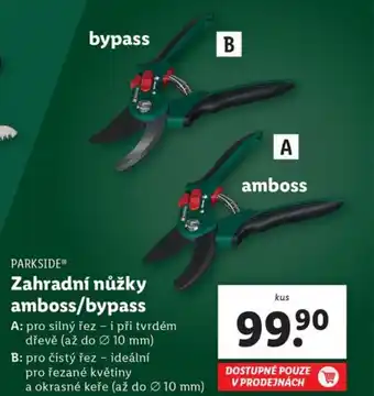 Lidl Zahradní nůžky amboss/bypass nabídka