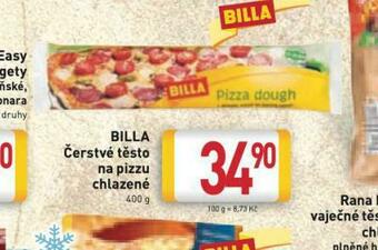 Billa Billa čerstvé těsto na pizzu nabídka