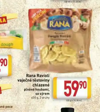 Billa Rana ravioli vaječné těstoviny nabídka