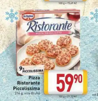 Billa Pizza ristorante piccolissima nabídka
