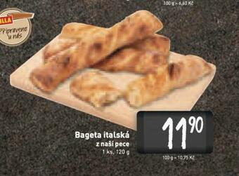 Billa Bageta italská nabídka