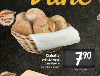 Billa Ciabatta nabídka