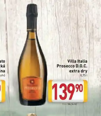Billa Villa italia prosecco d.o.c. extra dry nabídka