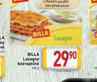 Billa Billa lasagne bezvaječné nabídka