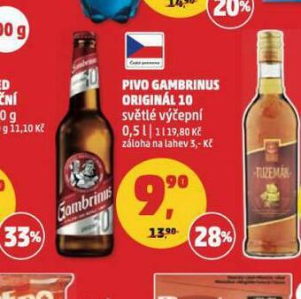Penny Market Gambrinus original 10 nabídka