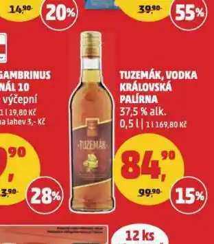 Penny Market Tuzemák, voska královská palírna nabídka