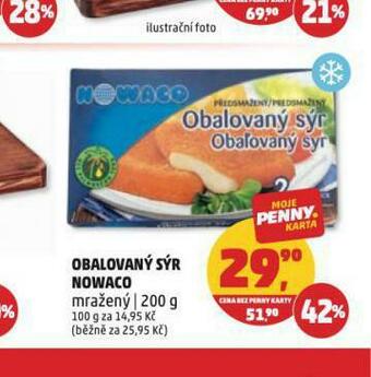 Penny Market Nowaco obalovaný sýr nabídka