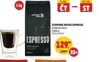 Penny Market Schirmer kaffee espresso nabídka