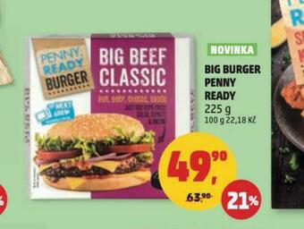 Penny Market Big burger penny ready nabídka