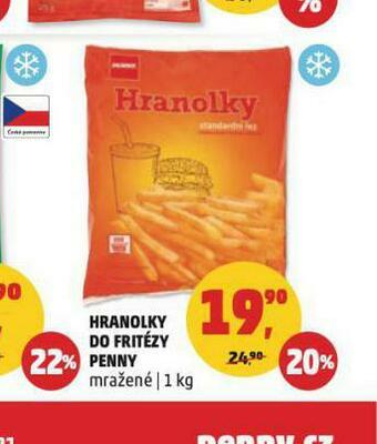 Penny Market Hranolky do fritézy penny nabídka