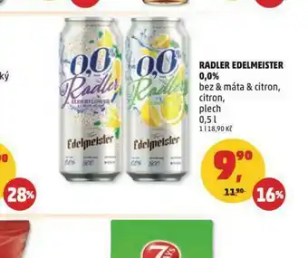 Penny Market Edelmeister radler 0,0% nabídka