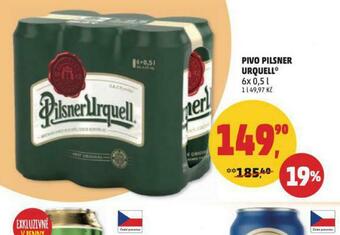 Penny Market Pivo pilsner urquell nabídka