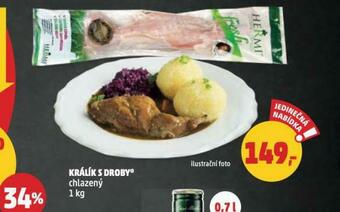 Penny Market Králík s droby nabídka