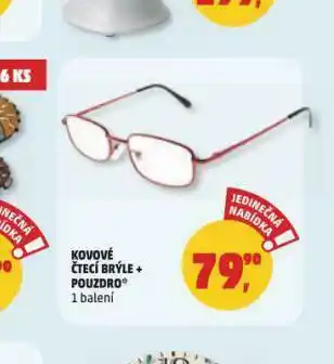Penny Market Kovové čtecí brýle nabídka