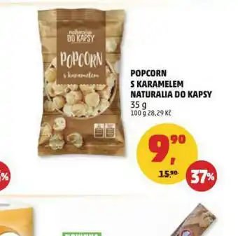 Penny Market Popcorn s karamelem naturalis do kapsy nabídka