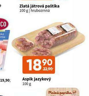 Terno Aspik jazykový nabídka