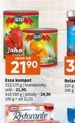 Terno Essa kompot jahody nabídka