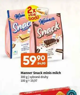 Terno Manner snack minis milch nabídka
