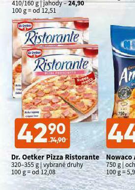 Terno Dr. oetker pizza ristorante nabídka
