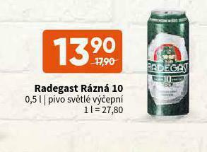 Terno Pivo radegast rázná 10 nabídka