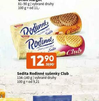 Terno Sedita rodinné sušenky club nabídka