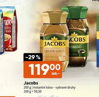 Terno Jacobs instantní káva nabídka