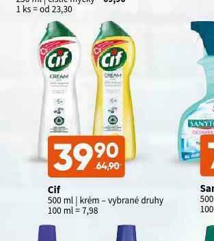 Terno Cif krém nabídka