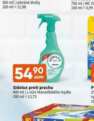 Terno Sidolux proti prachu nabídka