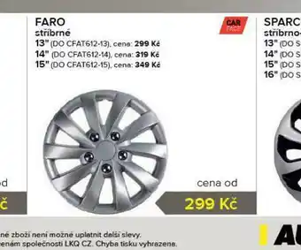 Auto Kelly Kryty kol faro 13&quot; nabídka