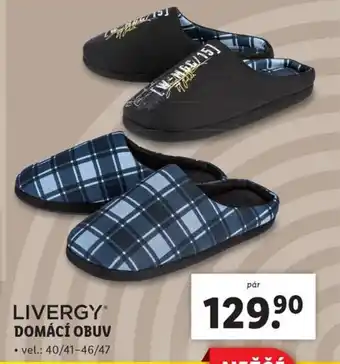 Lidl DOMÁCÍ OBUV nabídka