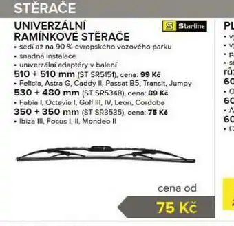 Auto Kelly Univerzální ramínkové stěrače nabídka