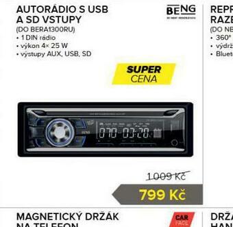 Auto Kelly Autorádio s usb a sd vstupy nabídka