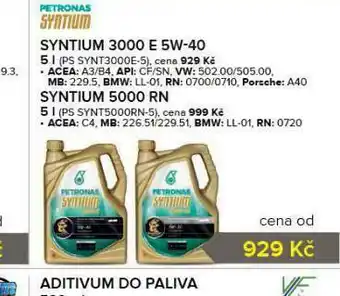 Auto Kelly Motorový olej syntium 3000 e 4w-40 nabídka