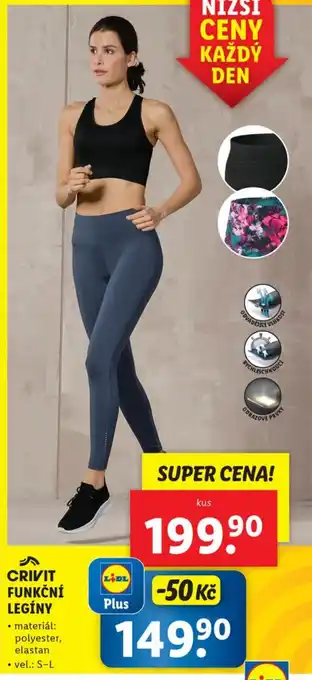 Lidl CRIVIT FUNKČNÍ LEGÍNY nabídka