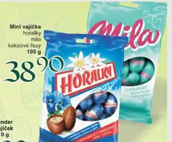Jip Mini vajíčka horalky mila kakaové řezy 100 g nabídka