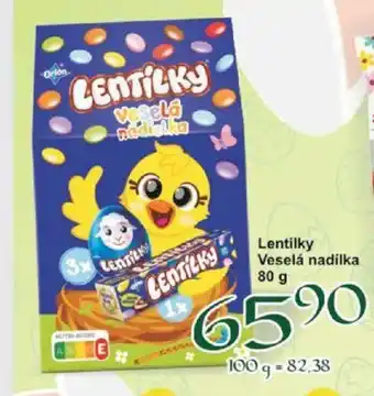 Jip Lentilky Veselá nadílka 80 g nabídka