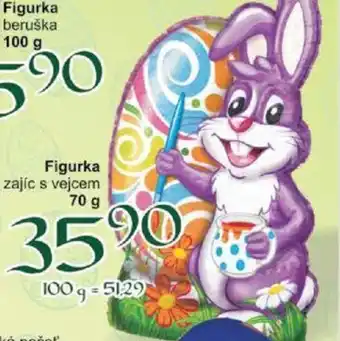 Jip Figurka zajíc s vejcem 70 g nabídka