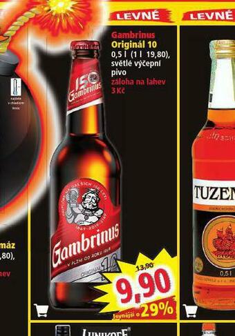 Norma Pivo gambrinus original nabídka