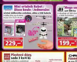 mini vrtulník robot